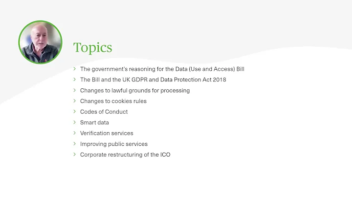 Data (Use and Access) Bill - An Introduction - Webinar