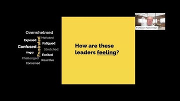 Professor Martin Bean CBE on How Leaders Are Feeling - Toolkit for Turbulence Launch Webinar
