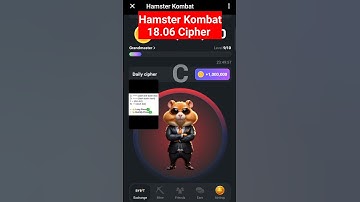 🔥18.06.2024 Daily Cipher Hamster Kombat (Morse code)  #hamsterkombat #dailycombo #dailycipher
