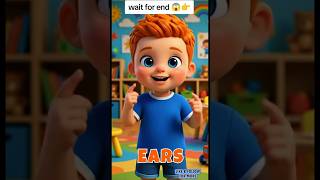 Parts of Body Names for Kids 🧒 | Cute Animated Learning Video