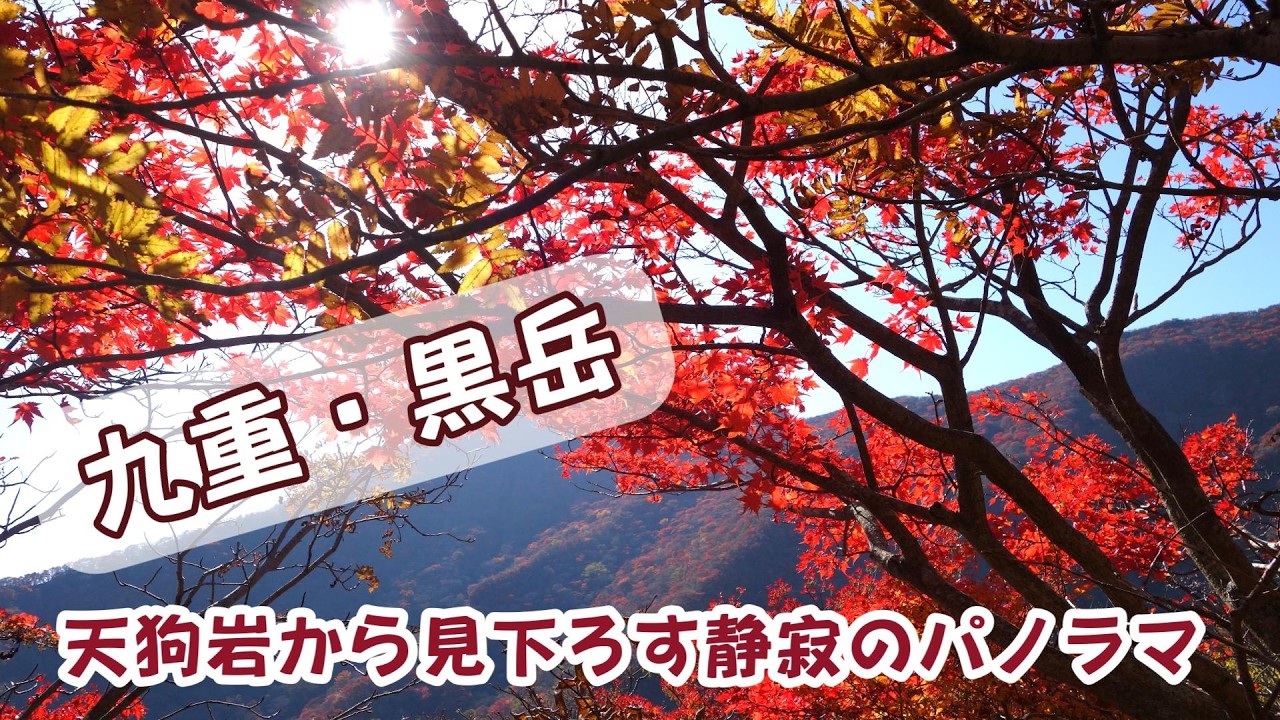 【絶景の紅葉登山】九重連山・黒岳（天狗岩）へ！　静かなる秋の秘境ハイク