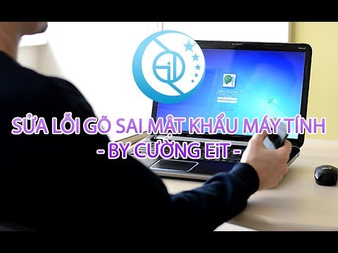 Sửa lỗi gõ mật khẩu sai khi đăng nhập máy tính | Cường EiT