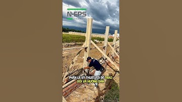 🧱 Tường rào bê tông N-EPS – Tự làm được không cần đội thi công của công ty!  #hangraolapghep