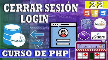 22 - Curso de PHP 👨💻  (🚀 Cerrar Sesión del Login 💻 )