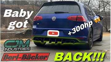 Installing the Beri-Backer diffuser on a Mk7 Golf R/GTI