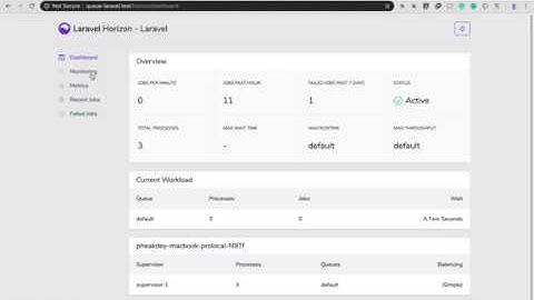 Laravel Queue   Horizon   Demo