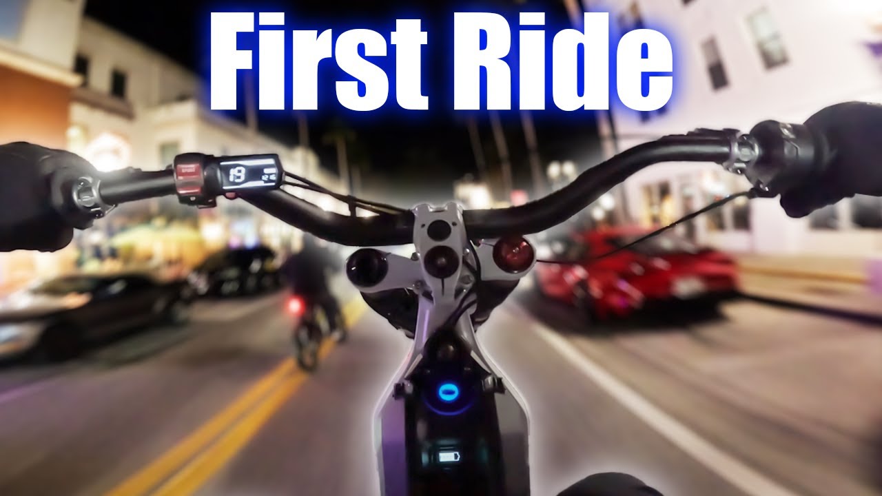 Dishka First Ride First Street Ride on my NEW Surron (Will it last?!) - YouTube