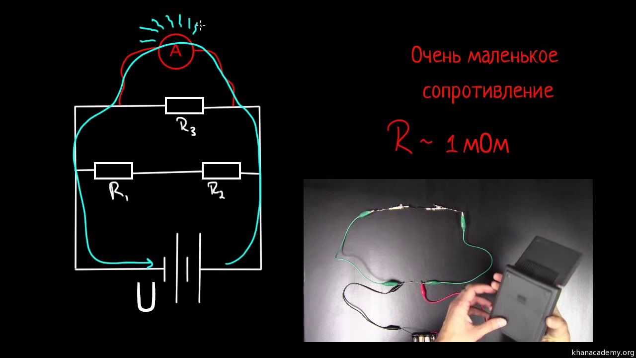 Вольтметр и амперметр (видео 11) | Введение в электрические цепи | Электротехника