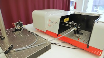 Mid-infrared measurement demo through a 10 m long optical fiber