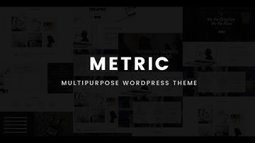 Metric – Multipurpose WordPress Theme | Themeforest Website Templates and Themes