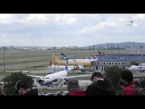 Airbus 50th Anniversary Fly-Past LIVE from Toulouse #Airbus50