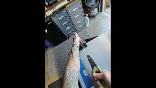 Threading my patented flattened spreader bar.
