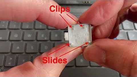 How to attach keys / keycaps on a Logitech Combo / Folio Touch for iPad Air / Pro 11" or 12,9"