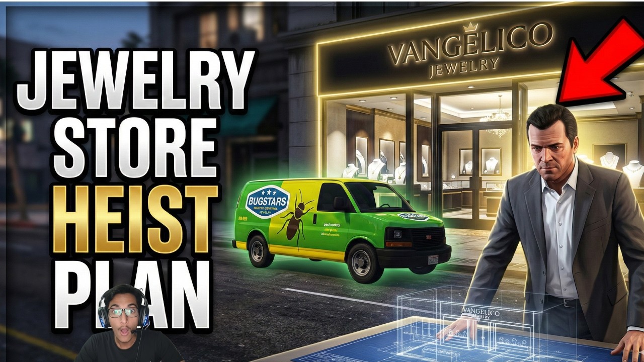 The Perfect Jewelry Store Heist Plan?🙄 MICHAEL | GTA 5 Gameplay #6