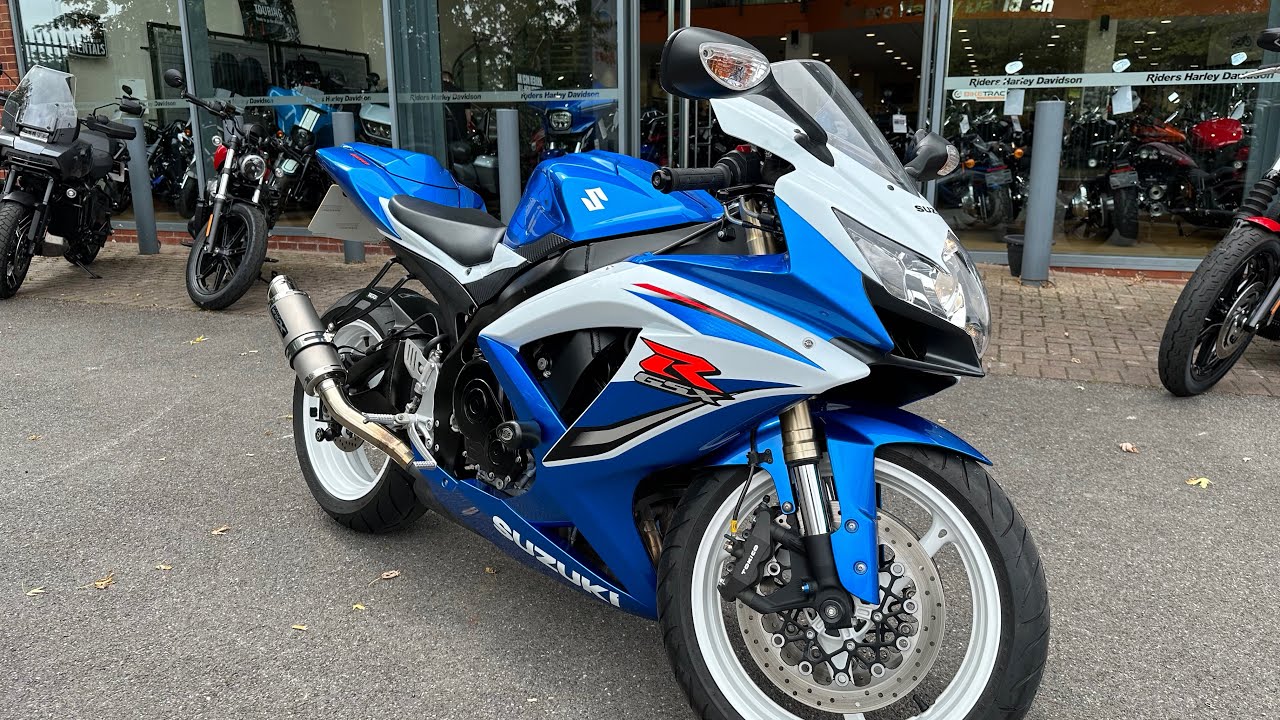 Suzuki Gsxr 600 K9 (Blue) walkaround with engine sound for sale