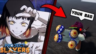 (Tamari) I Turned Into Susamaru In PVP On Project Slayers *THUNDER USER MAD*