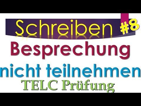 Video: Wie Schreibe Ich Einen Besprechungsbrief