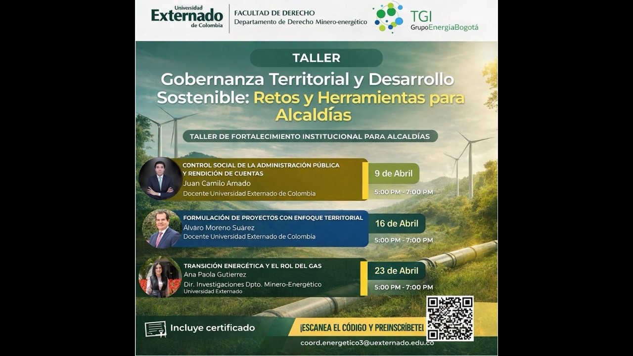 Ciclo de formación TGI: Alcaldías municipales: sesión 2 - 16 de abril 2026