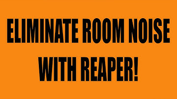 How to remove room noise in Reaper with ReaFIR