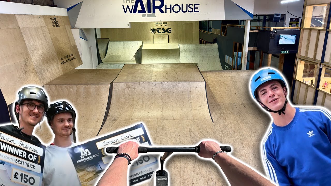 Лучший трюковой конкурс от первого лица в САМОМ БОЛЬШОМ парке Великобритании *аллея адреналина*