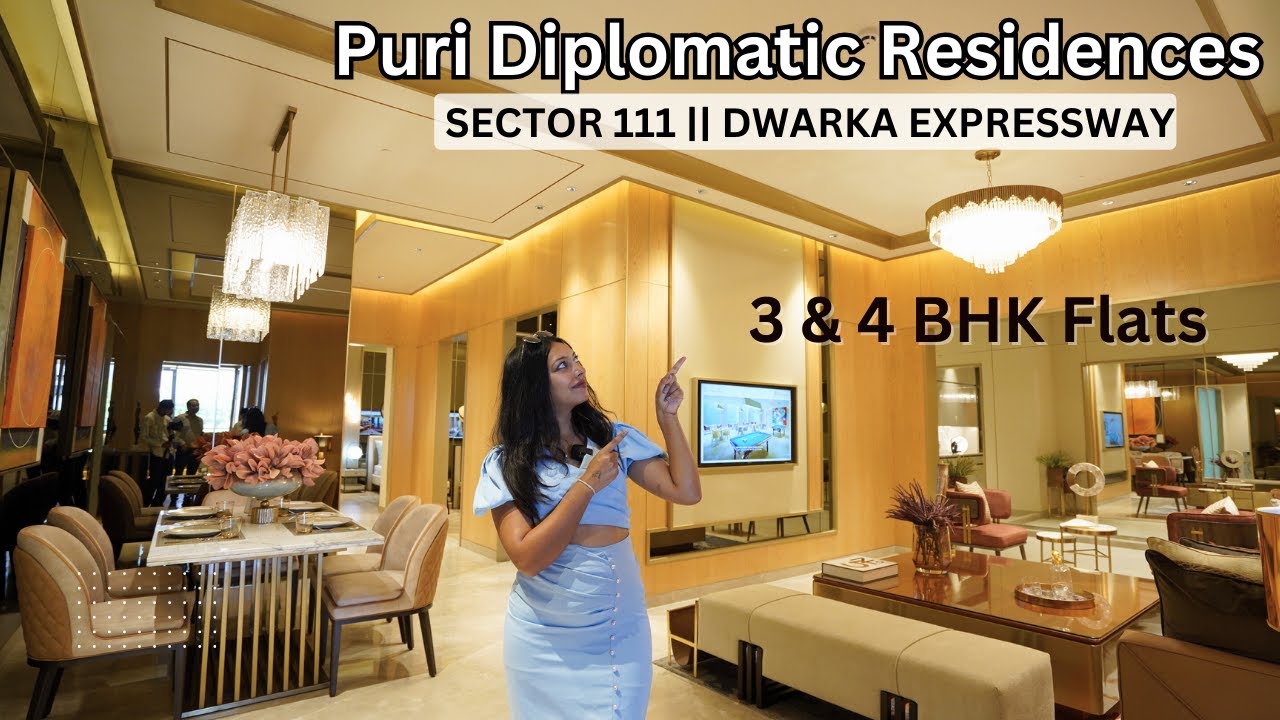 3 BHK Sample Flat Tour | Puri Diplomatic Residences Sector 111 Gurgaon | Puri Dwarka Expressway