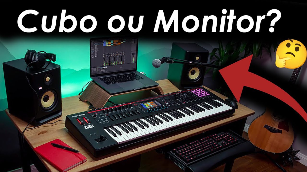 CUBO, MONITOR e FONE para TECLADO, qual é melhor? | Andres Sório