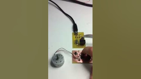 MOTOR RUNNING with ATiny using PWM