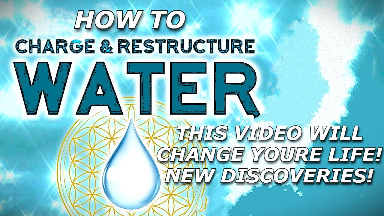 THIS PROVES the power of Words & prayers!! HOW TO RESTRUCTURE WATER ...