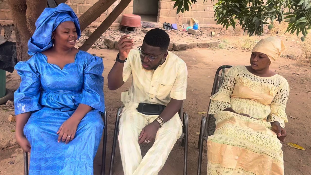 Le jour du fête de ramadan chez Maiga 😀😀😀