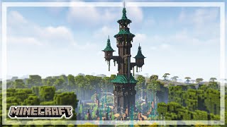 Minecraft Fantasy Wizard Tower - Timelapse & Cinematic