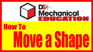 Designspark Mechanical Tutorial - How To Move Shapes (DSM04)