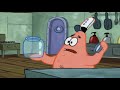 Patrick shows Spongebob how to open a jar