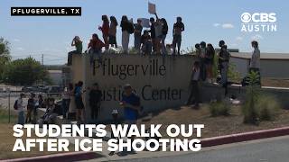 Central Texas students walk out in protest of North Austin ICE shooting screenshot 4
