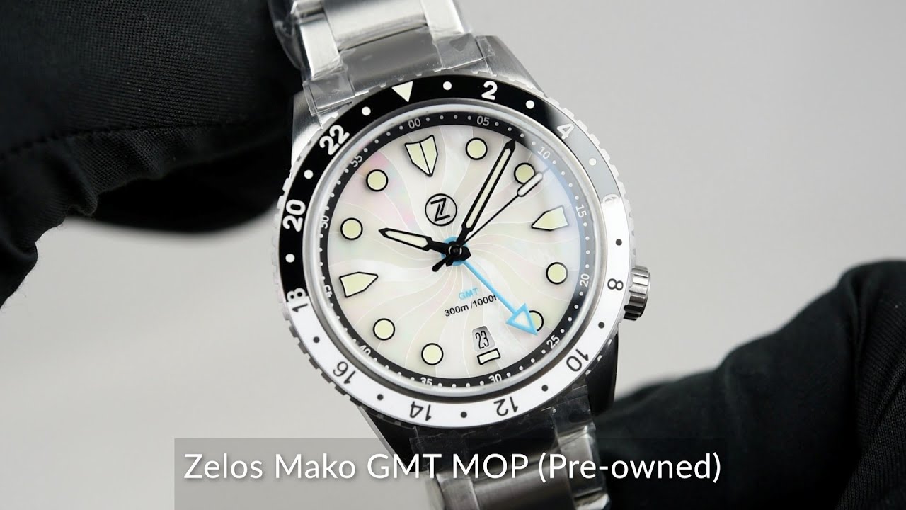 Zelos Mako GMT MOP (Pre-owned) - SeriousWatches.com