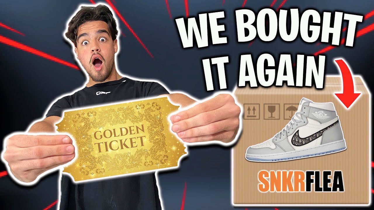 WE BOUGHT THE $10,000 AIR JORDAN 1 DIOR HYPEBEAST MYSTERY BOX AGAIN!