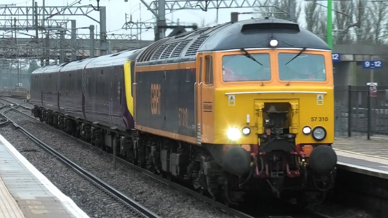 Busy Fantastic Few Hours At Milton Keynes Central Freight/passenger Trains Unit Drag 31st Jan 2025