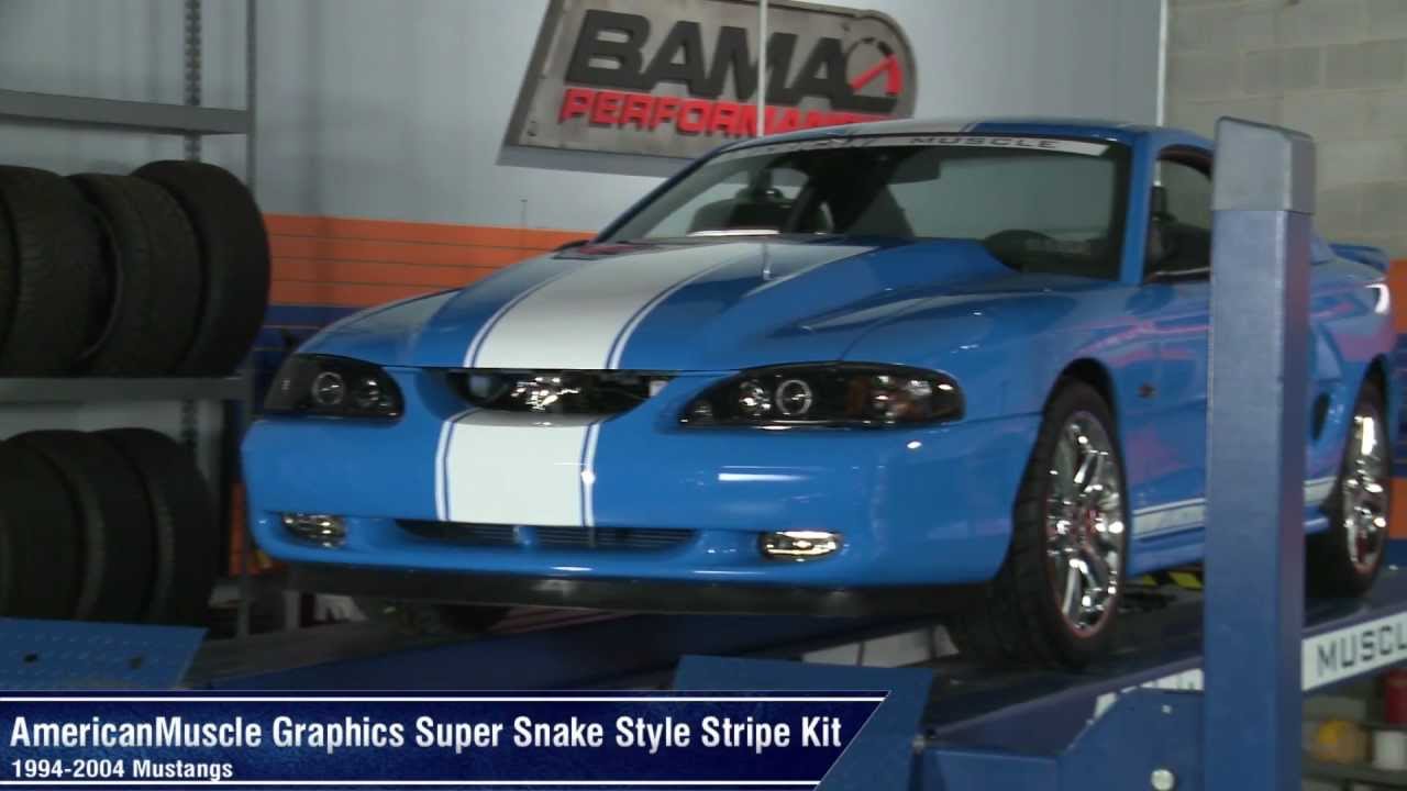 Mustang Super Snake Style Stripe Kit (94-04 All) Review
