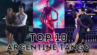 My Top Ten Argentine Tango Dances on Dancing With The Stars