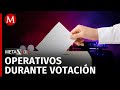 Autoridades realizan operativo de seguridad para combatir delitos electorales en Ecatepec, Edomex