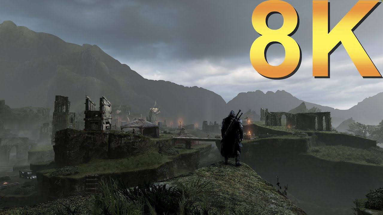 Middle Earth Shadow of Mordor 8K Ultra Gameplay Titan X 4 Way SLI PC Gaming 4K | 5K | 8K and Beyond