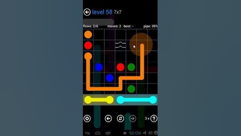 Flow Bridges - level 58 challenge pack 7 x 7