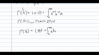 More on Factorials + The Gamma Function