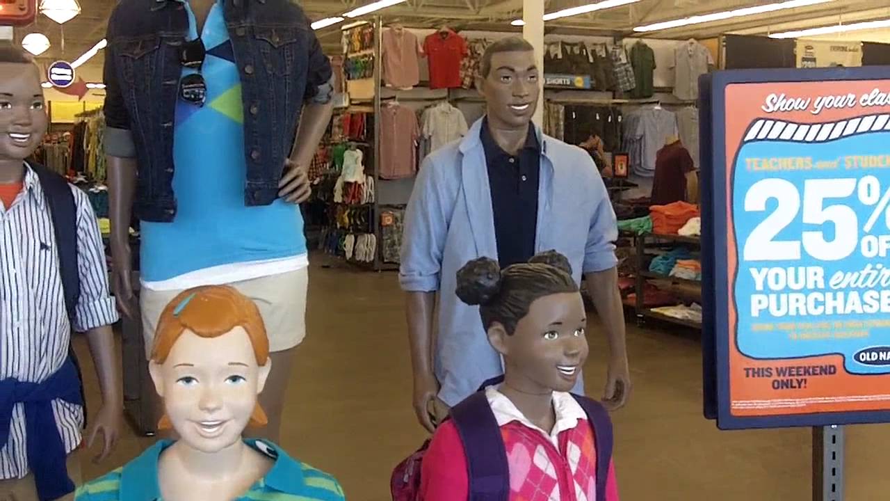 Fun with the Old Navy Mannequins YouTube