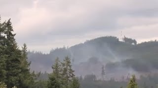 Mount Hayes wildfire now ‘being held’ with minimal growth overnight