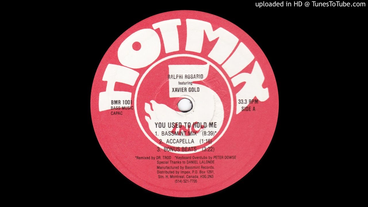 A1 - Ralphi Rosario Featuring Xavier Gold - You Used To Hold Me (Bassmint Mix) A1 - Ralphi Rosario Featuring Xavier Gold - You Used To Hold Me (Bassmint Mix)