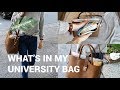 What's in my University bag