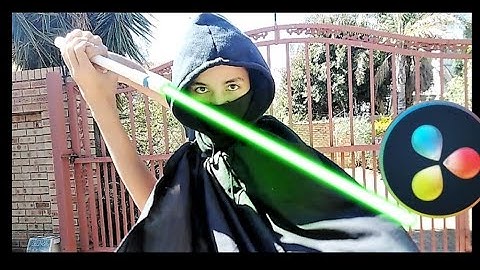 LIGHT SABER MADE DAVINCI RESOLVE