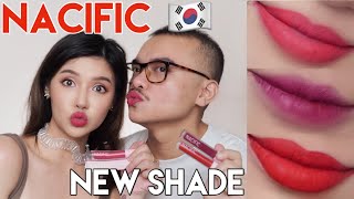 NACIFIC COSMETICS x CHANYEOL CRUSH MOOD LIP CREAM REVIEW, SWATCHES & UJI KETAHANAN