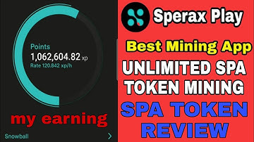 Sperax play Mining update | Dont Miss Start mining | SPA Token Airdrop |Sperax Play Withdrawal |SPA