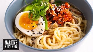 Spicy Pork Miso Noodle Soup - Marion's Kitchen Spicy Pork Miso Noodle Soup - Marion's Kitchen